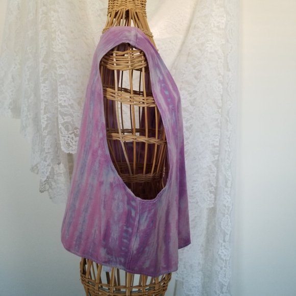 Vintage Tie Dye Purple & Pink Vest - Picture 6 of 15
